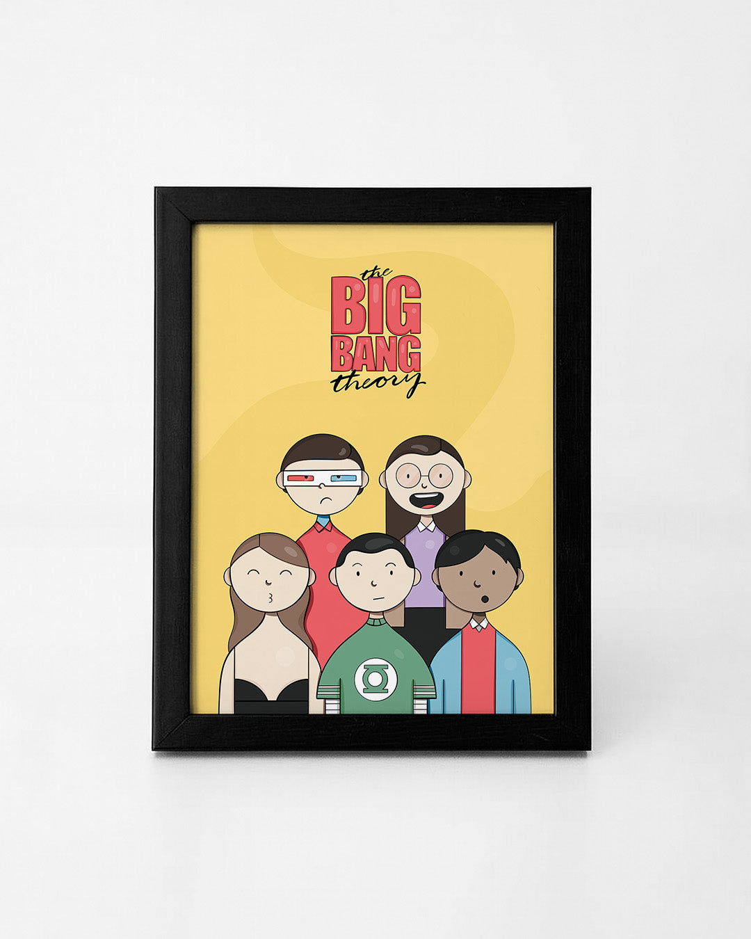 The Big Bang Theory Illustration Frame
