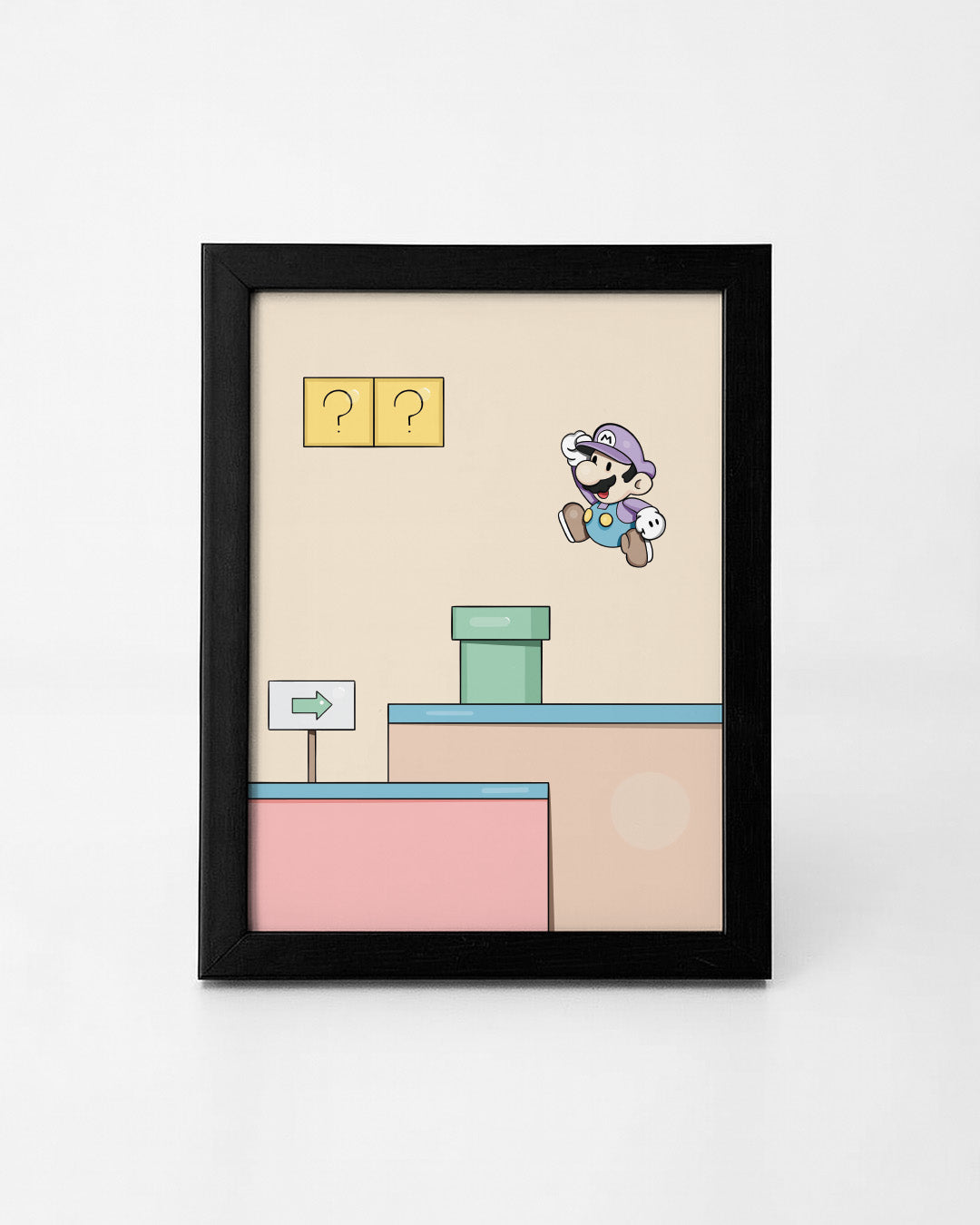 Mario Illustration Frame