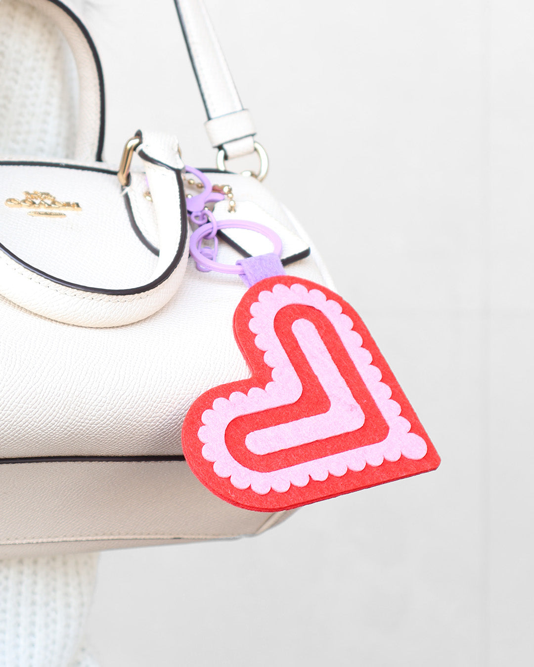 Heartfelt Keyring Charm