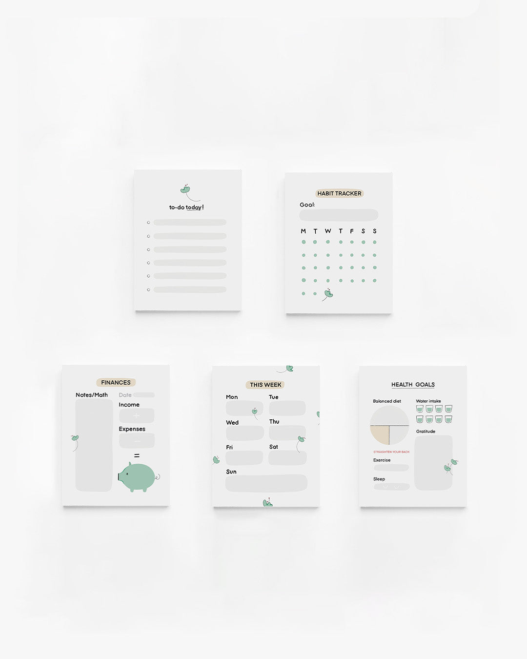 The ‘Get your life together kit’ - 5 Planners