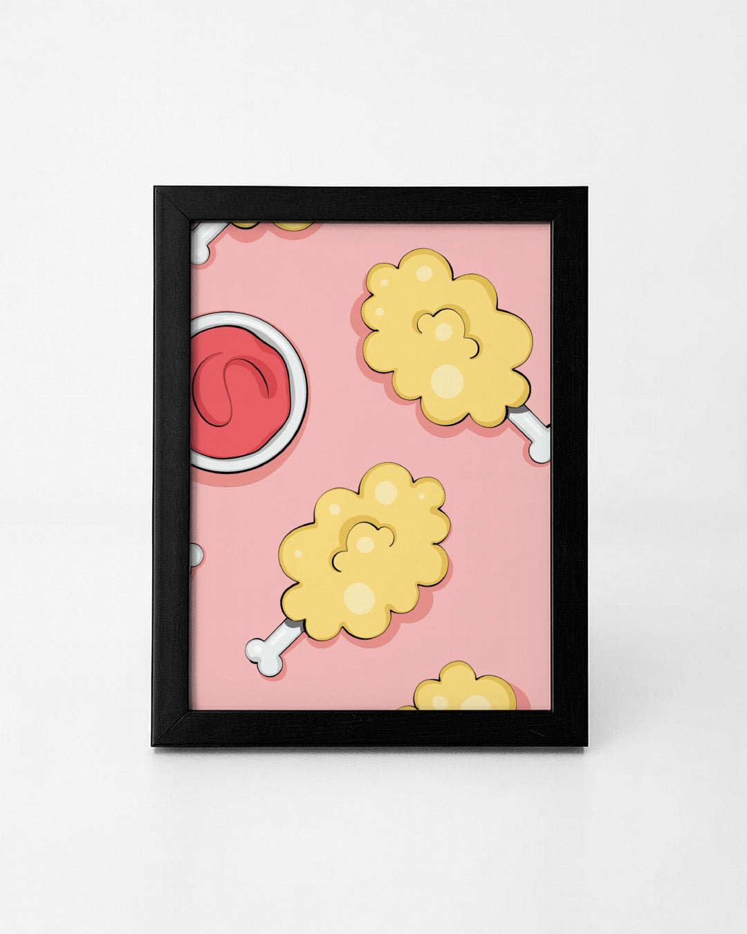 Emotional Support Nuggets Illustration Frame