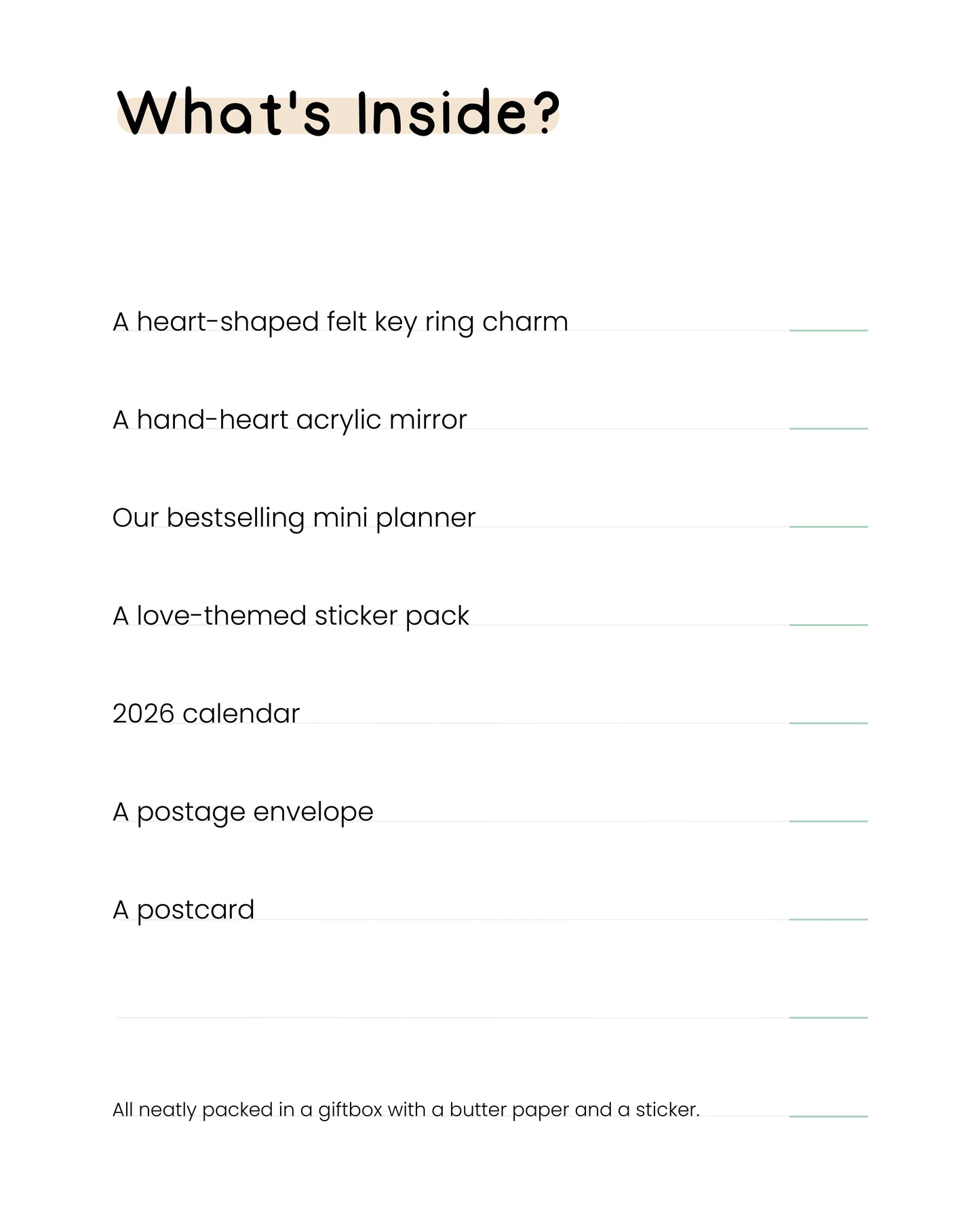 'Thinking of you' Gift Box