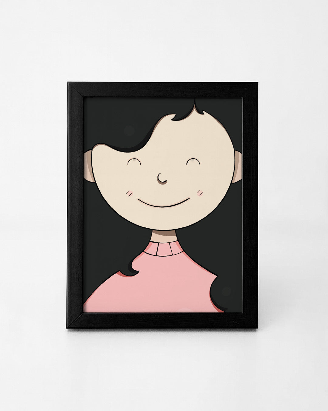 Blush Illustration Frame
