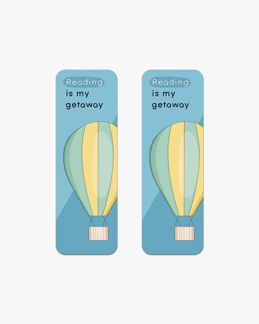 Reading Is My Getaway Bookmark