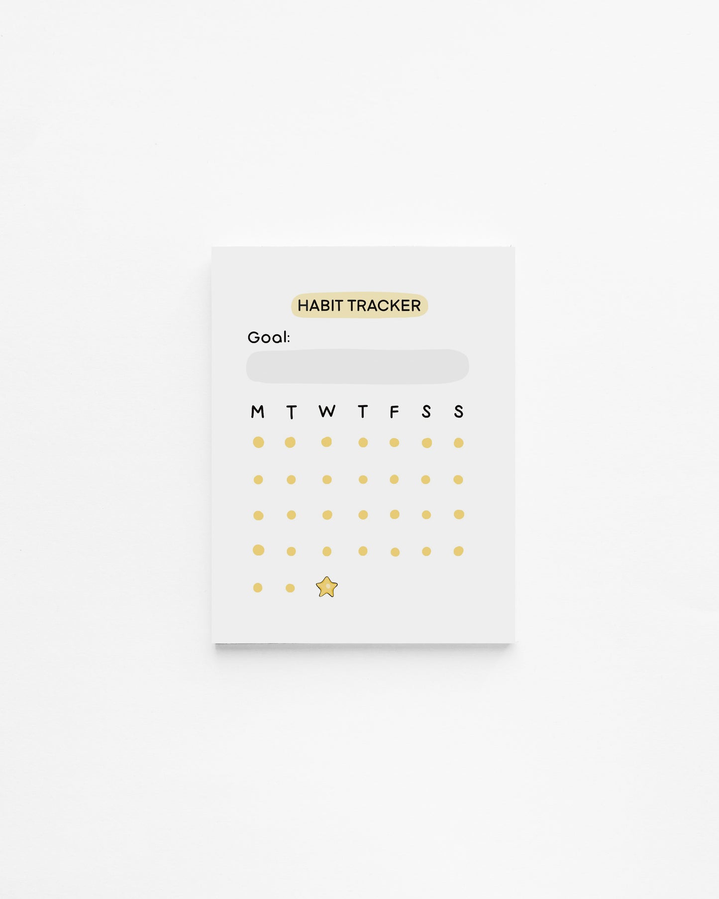 Habit Tracker Mini Planner