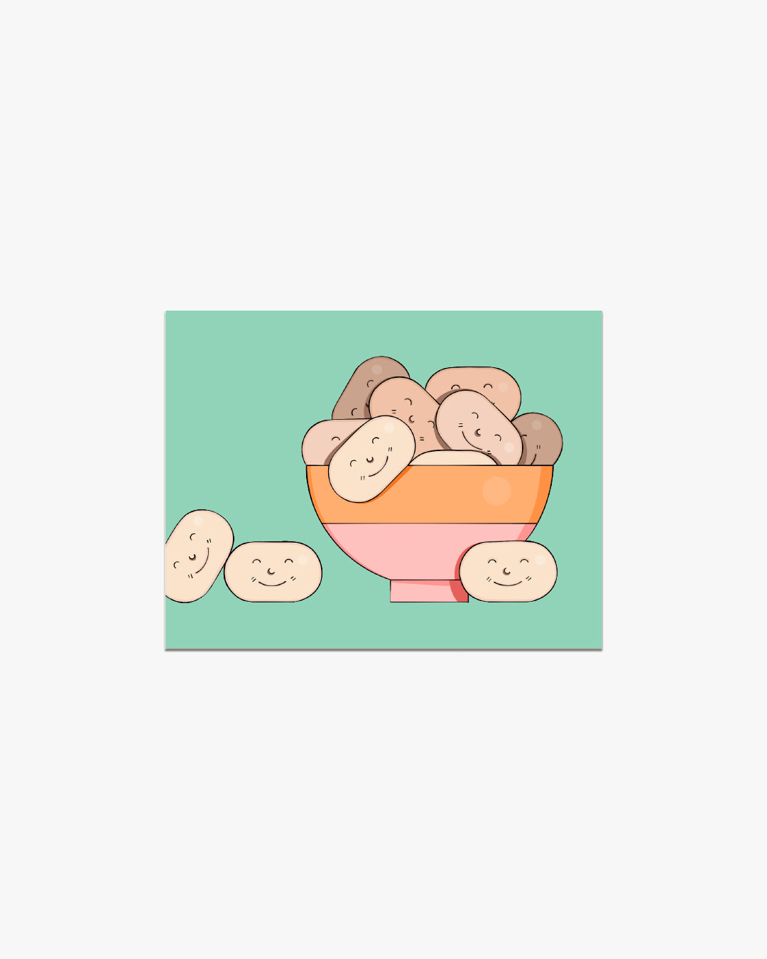 Smiles, Served Postcard