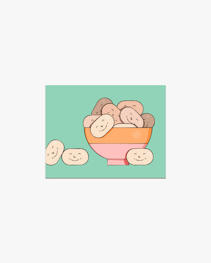 Smiles, Served Postcard