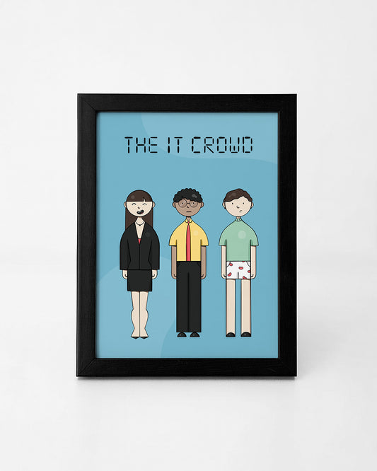 The IT Crowd Illustration Frame