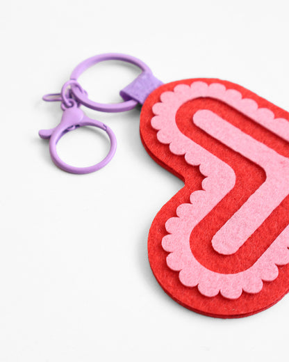 Heartfelt Keyring Charm