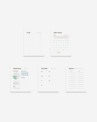 The ‘Get your life together kit’ - 5 Planners