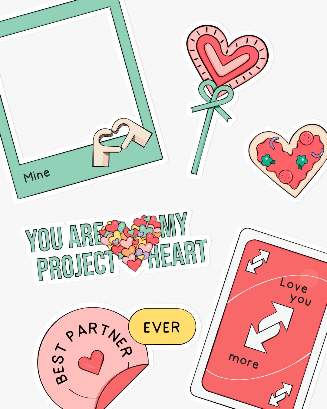 Project Heart Sticker Pack