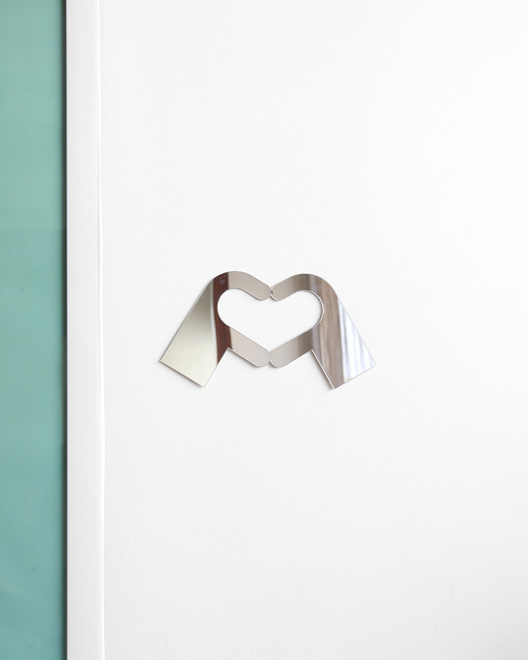 Hand Heart Acrylic Mirror